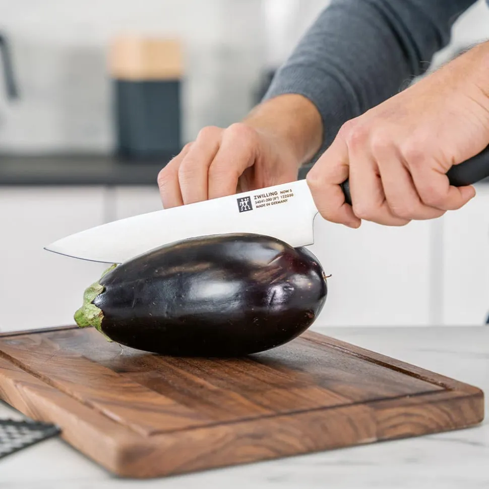 Zwilling Now Stainless Wood Knife Block Combo - Set of 4 (Black)