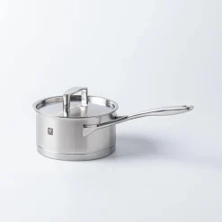 Zwilling Passion Cookware Set of 10 with Bonus Cutlery (Brushed St/St)