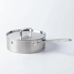 Zwilling Passion Cookware Set of 10 with Bonus Cutlery (Brushed St/St)
