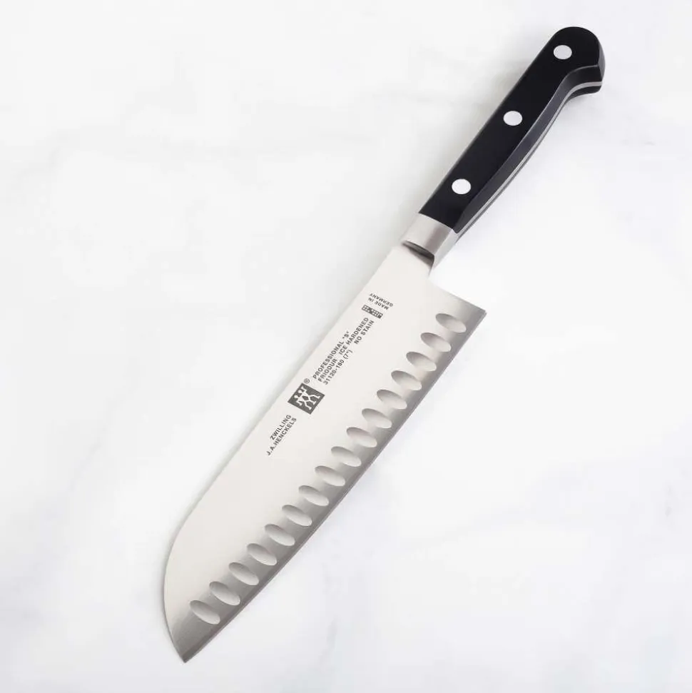 ZWILLING Professional "S" 7" Santoku Knife Granton Edge