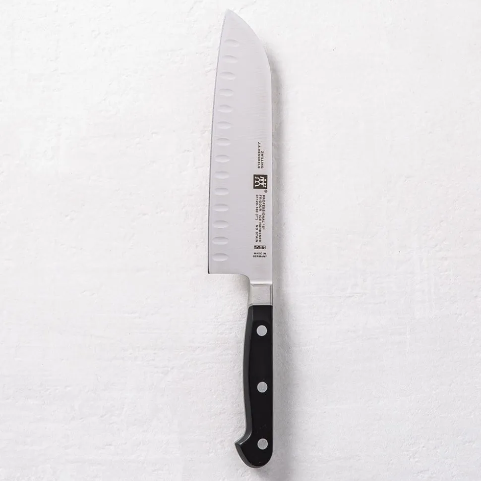ZWILLING Professional "S" 7" Santoku Knife Granton Edge