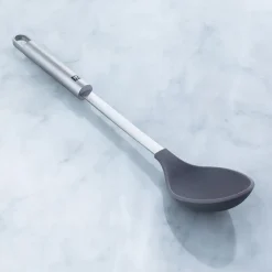 ZWILLING Pro Silicone Serving Spoon (Black/Stainless Steel)