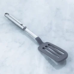 ZWILLING Pro Silicone Slotted Turner (Black/Stainless Steel)