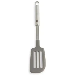 ZWILLING Pro Silicone Slotted Turner (Black/Stainless Steel)