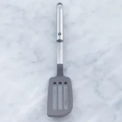 ZWILLING Pro Silicone Slotted Turner (Black/Stainless Steel)