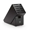 ZWILLING 11-Slot Wood Knife Block (Charcoal)