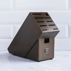 ZWILLING 11-Slot Wood Knife Block (Charcoal)