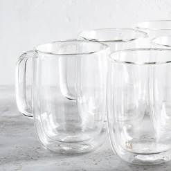 ZWILLING Sorrento Double Wall Latte Mug w/Handle 'Buy 6 & Get 8'