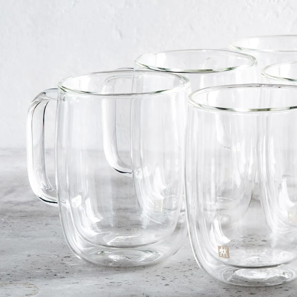 ZWILLING Sorrento Double Wall Latte Mug w/Handle 'Buy 6 & Get 8'