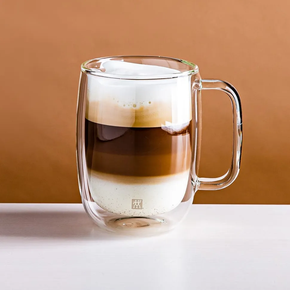 ZWILLING Sorrento Double Wall Latte Mug w/Handle 'Buy 6 & Get 8'