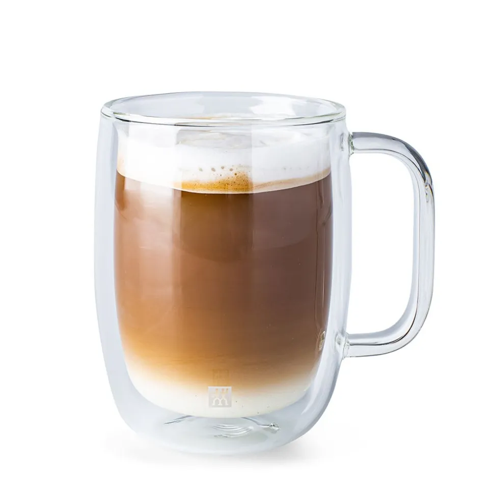 ZWILLING Sorrento Double Wall Latte Mug w/Handle 'Buy 6 & Get 8'