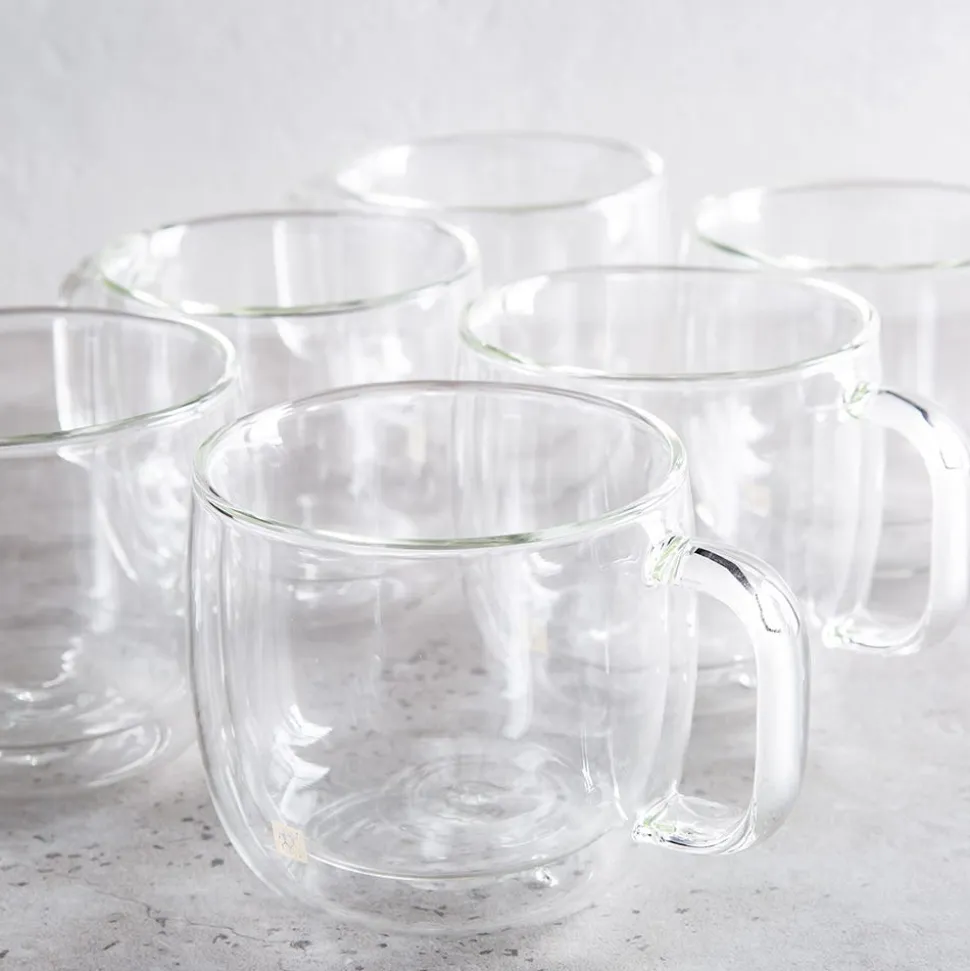 ZWILLING Sorrento Double Wall Cappuccino Mug w/Handle 'Buy 6 & Get 8'