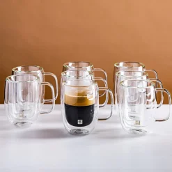 ZWILLING Sorrento Double Wall Espresso Mug w/ Handle 'Buy 6 & Get 8'