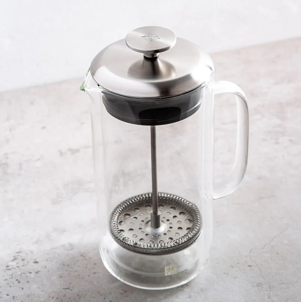 ZWILLING Sorrento Double Wall French Coffee Press (Clear)