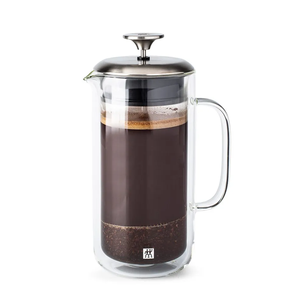 ZWILLING Sorrento Double Wall French Coffee Press (Clear)