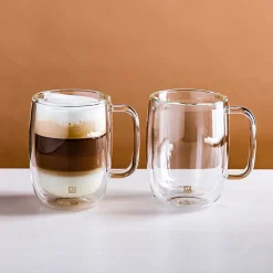 ZWILLING Sorrento Latte Macchiato Mugs - Set of 2, 450 mL