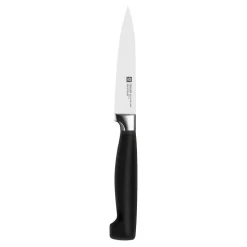 Zwilling 4-Star Block Combo with Bonus Sharpener - Set of 6 (Charcoal)