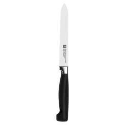 Zwilling 4-Star Block Combo with Bonus Sharpener - Set of 6 (Charcoal)