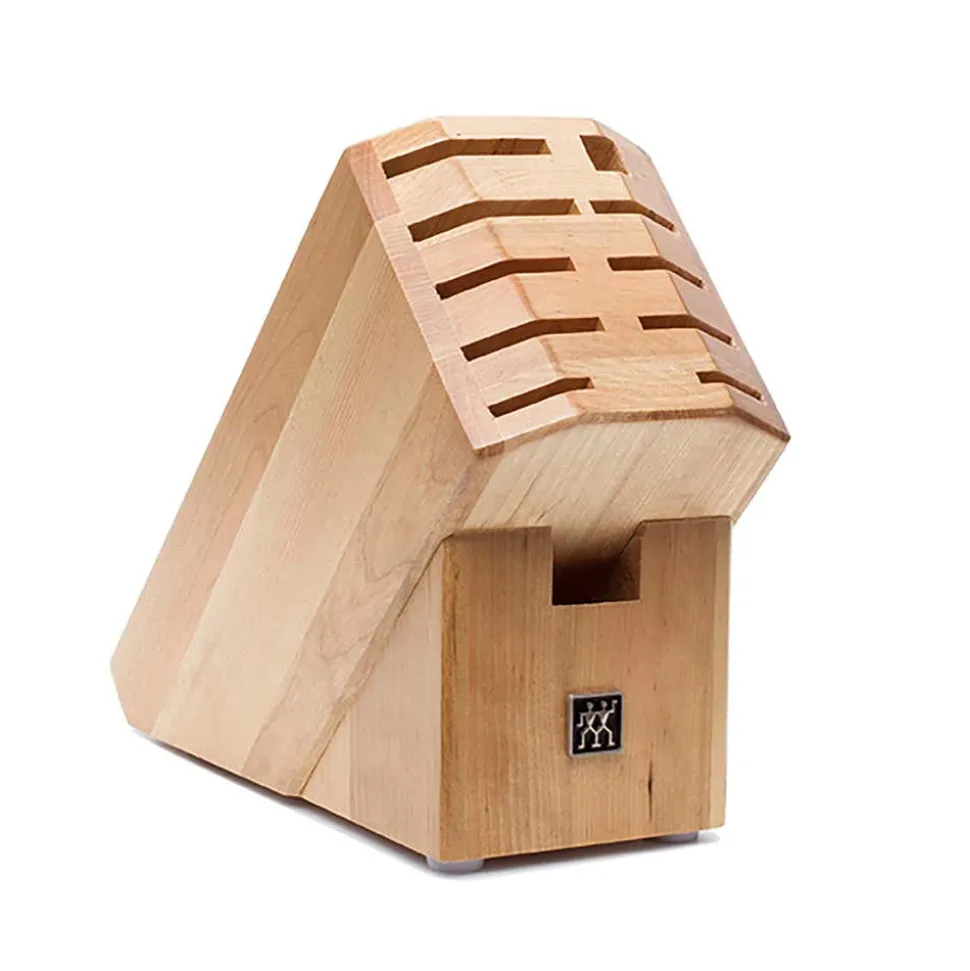 ZWILLING Tapered Wood Knife Block 11-Slot (Natural)