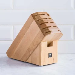 ZWILLING Tapered Wood Knife Block 11-Slot (Natural)