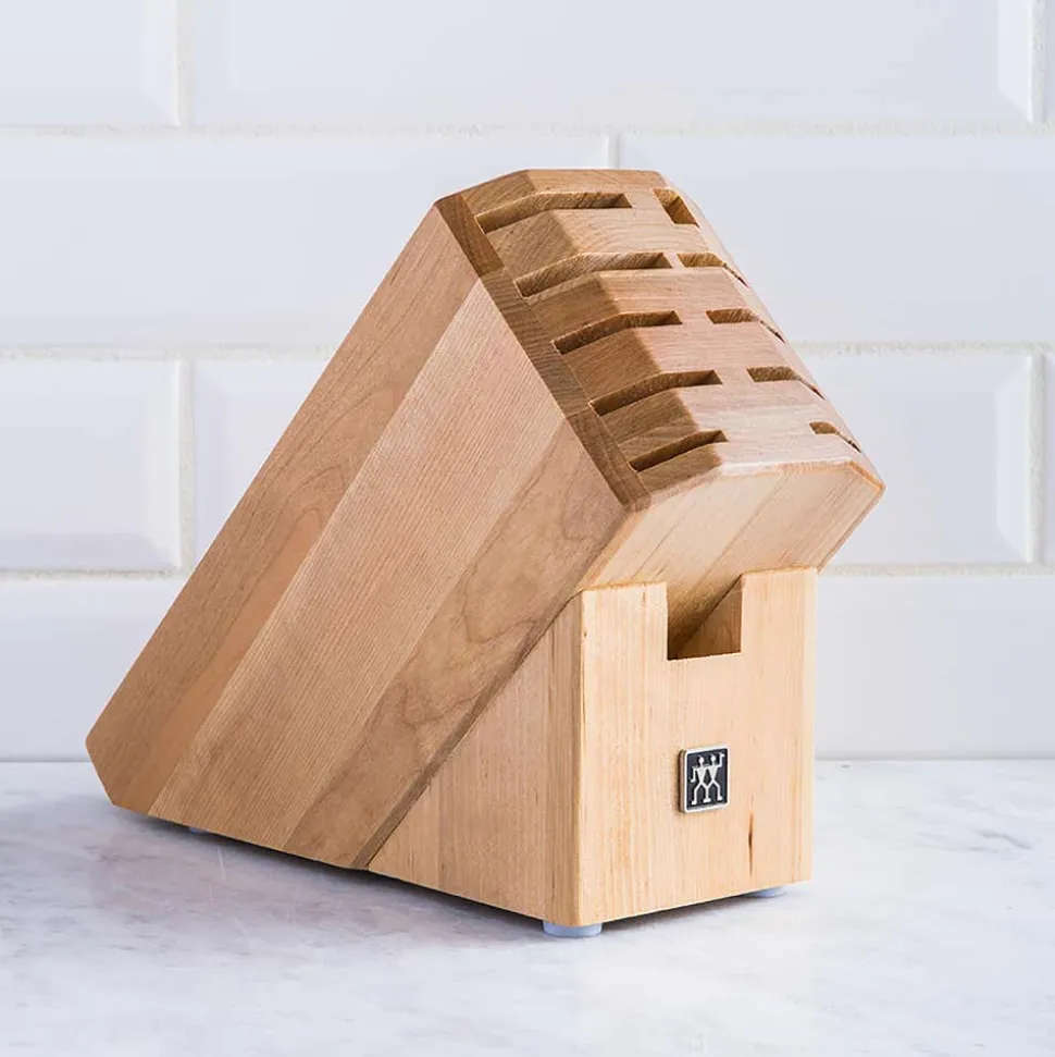 ZWILLING Tapered Wood Knife Block 11-Slot (Natural)