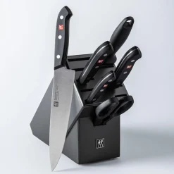 ZWILLING Tradition Block Combo with Bonus Steak Knives (Charcoal)