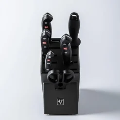 ZWILLING Tradition Block Combo with Bonus Steak Knives (Charcoal)