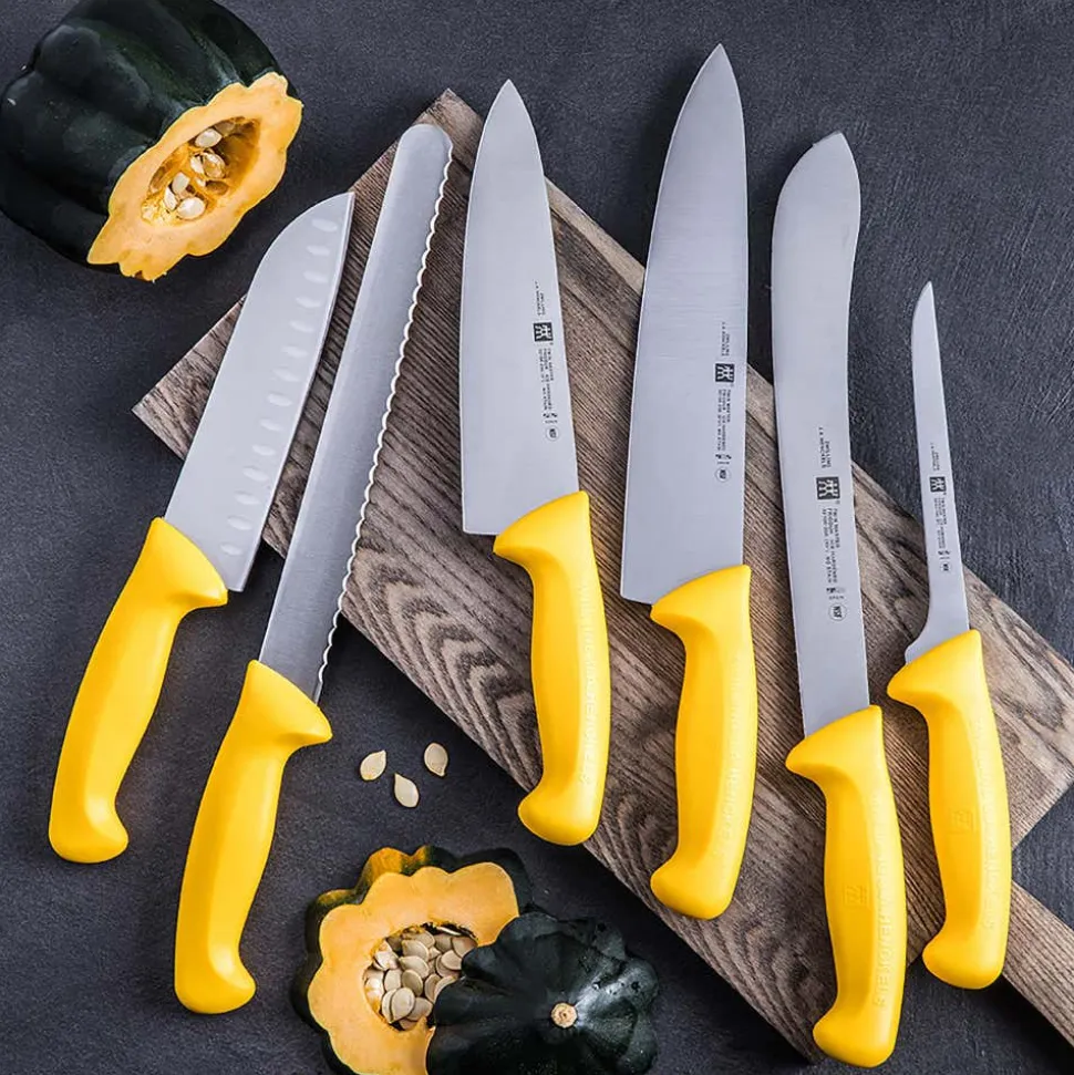 ZWILLING Twin Master 9.5" Carving-Slicing Knife Serrated (Yellow)