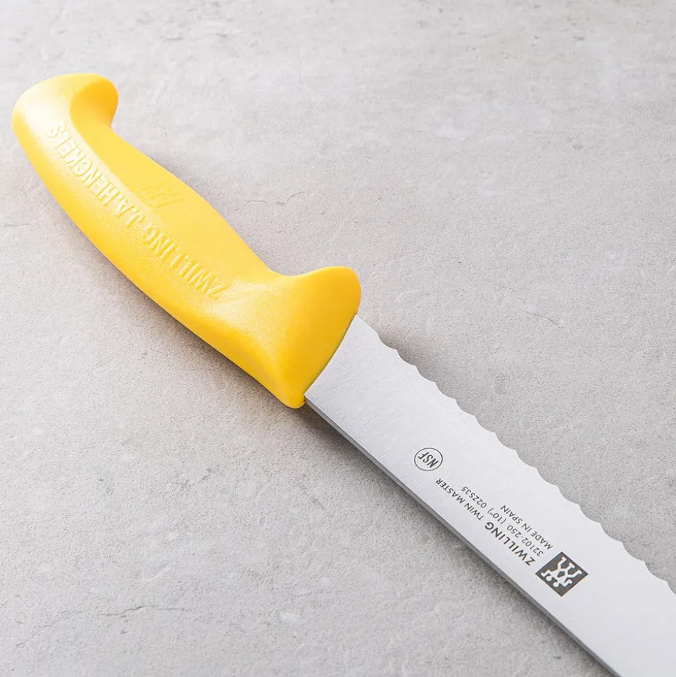 ZWILLING Twin Master 9.5" Carving-Slicing Knife Serrated (Yellow)