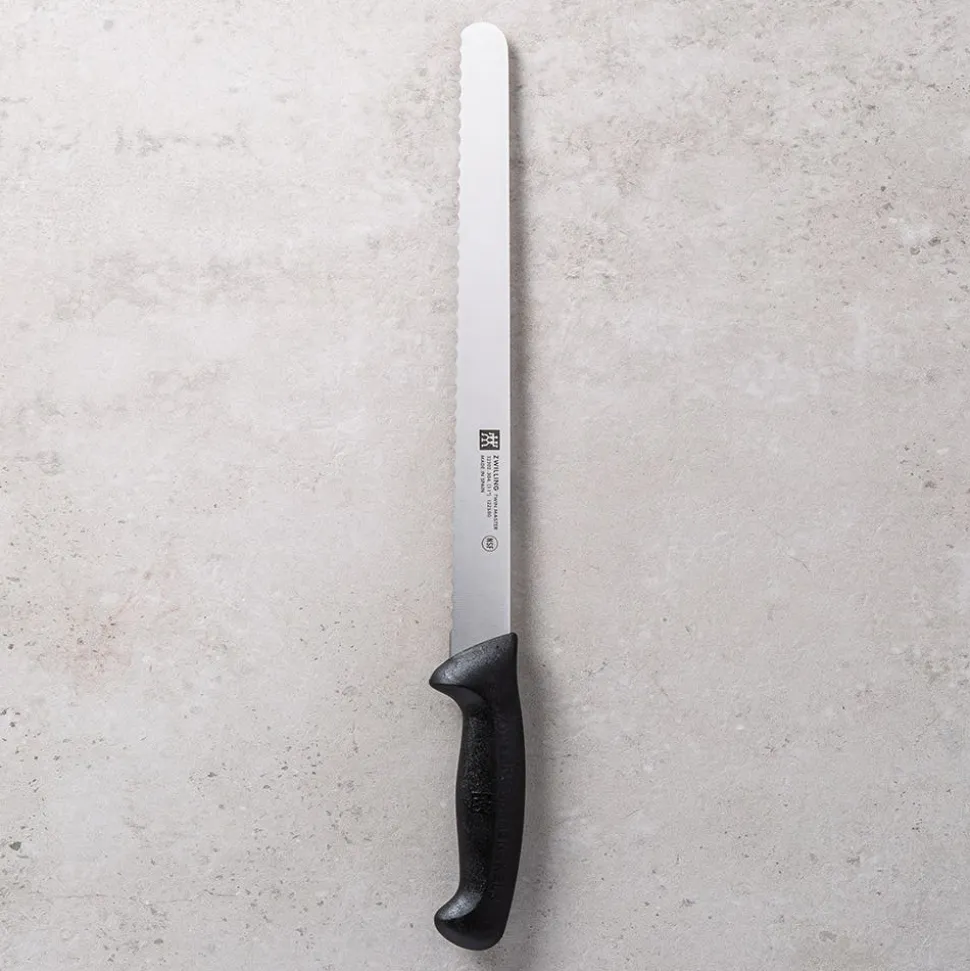 ZWILLING Twin Master 11.5" Carving-Slicing Knife Serrated (Black)