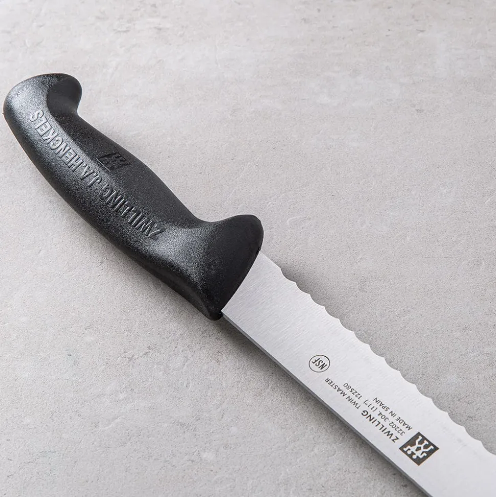 ZWILLING Twin Master 11.5" Carving-Slicing Knife Serrated (Black)
