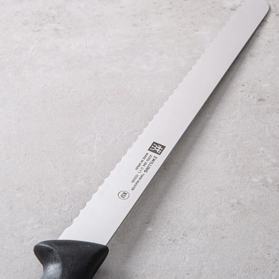 ZWILLING Twin Master 11.5" Carving-Slicing Knife Serrated (Black)
