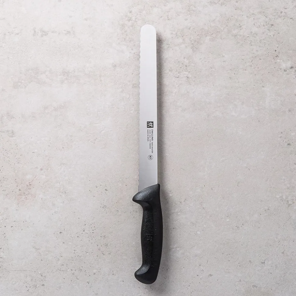 ZWILLING Twin Master 9.5" Carving-Slicing Knife Serrated (Black)
