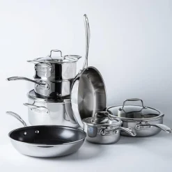 ZWILLING Vistaclad Cookware Combo - Set/10 (Brushed St/St)