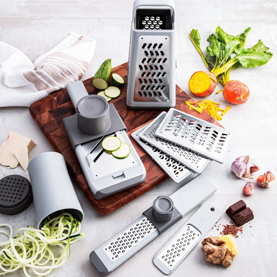ZWILLING Z-Cut Tower-Box Grater (Grey/Stainless Steel)