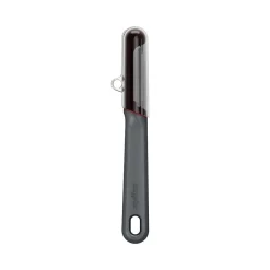 Zyliss Effortless 'Soft Skin' Serrated Swivel Peeler (Black/Red)